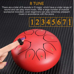 6-inch steel tongue drum