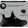 Taergu Safety Shoes S1/S3 Steel Toe Cap – Size 39 (UK 6)