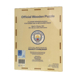 Manchester City crest wooden puzzle