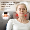 Shiatsu Massage Pillow with Heat – 3D Rotating Massage Heads