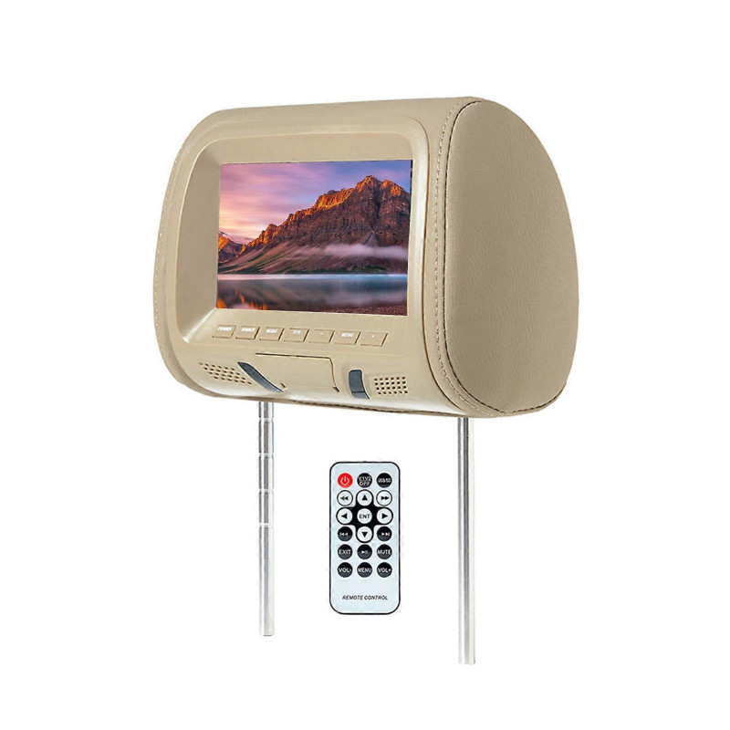 7" Car Headrest DVD Player – Dual Screen MP5 Entertainment System