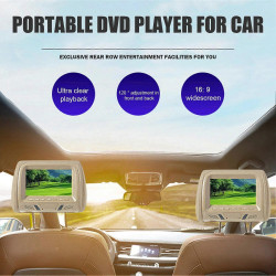 7" Car Headrest DVD Player – Dual Screen MP5 Entertainment System