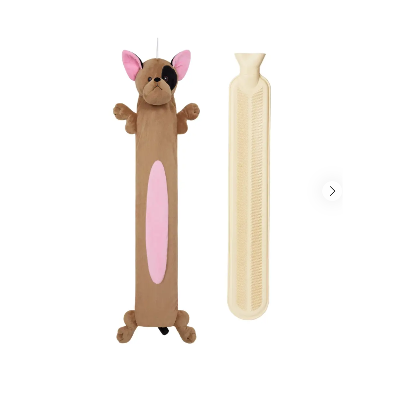 CityComfort Long Hot Water Bottle – French Bulldog Design