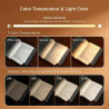 LED Book Light & Night Light 2-in-1 – Rechargeable Reading Lamp with 3 Colour Temperatures & Stepless Dimming
