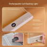 LED Book Light & Night Light 2-in-1 – Rechargeable Reading Lamp with 3 Colour Temperatures & Stepless Dimming