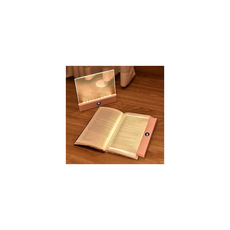 LED Book Light & Night Light 2-in-1 – Rechargeable Reading Lamp with 3 Colour Temperatures & Stepless Dimming