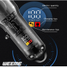 WEEME Professional Hair Clipper – Black Spiral Design with 4 Limit Combs