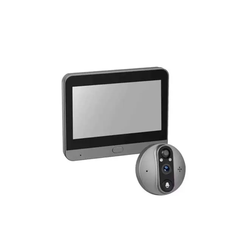 3MP WiFi Peephole Video Doorbell Camera – Smart Home Video Doorbell with Tuya Compatibility