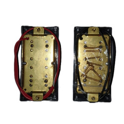 Yibuy Alnico Humbucker Pickup Set – 2-Pack Neck & Bridge Pickups with Wiring Harness