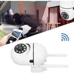 Outdoor Security Camera Night Vision HD USB Bulb Security Camera 1080P Horizontal Clarity 2MP Farm