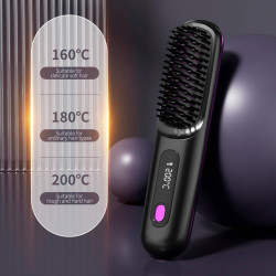 Cordless Volumizing Hair Brush for Short Hair