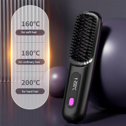 Cordless Volumizing Hair Brush for Short Hair