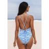 Flowered swimsuit