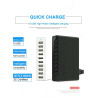 10 USB ports Quick charger 50W