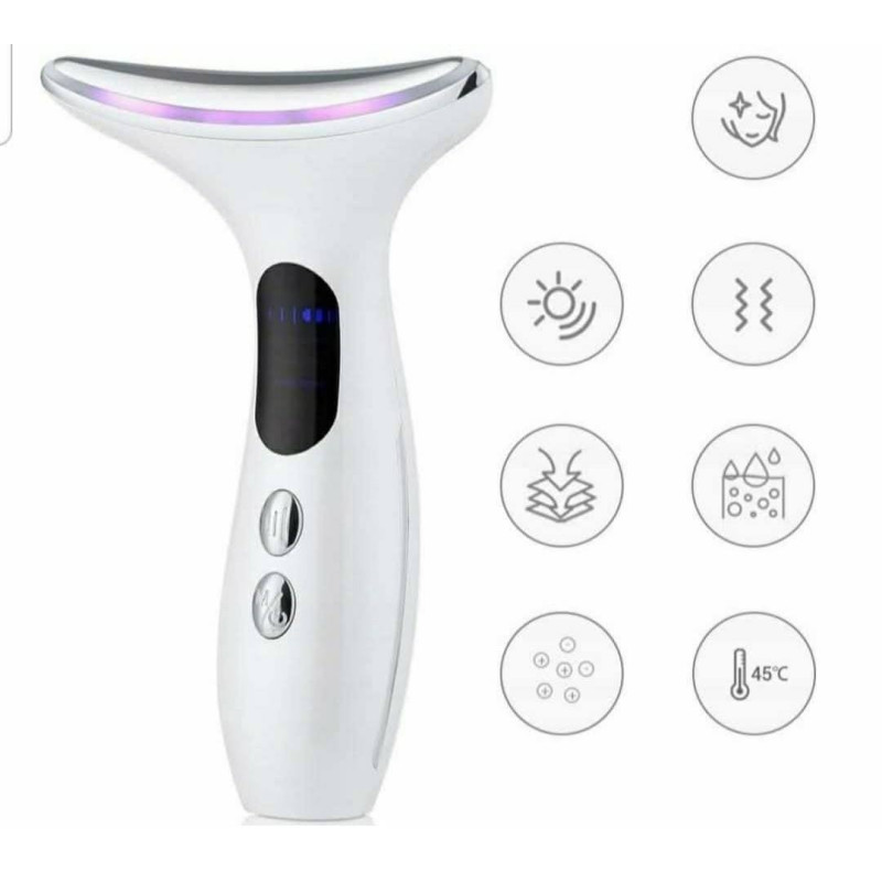 Neck and Face Firming Massager with Hot Compress