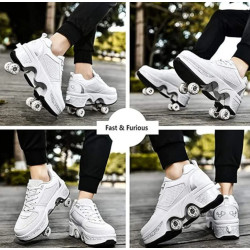 Adjustable, multifunctional roller shoes