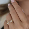 Adjustable ring leaves