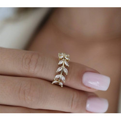 Adjustable ring leaves