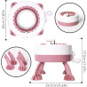 Needle Knitting Machine with Row Counter