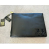 Black Leather hand bag BIBA