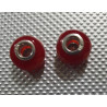 Charms 925 set of 2 red2