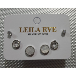 Earrings set of 3 pair