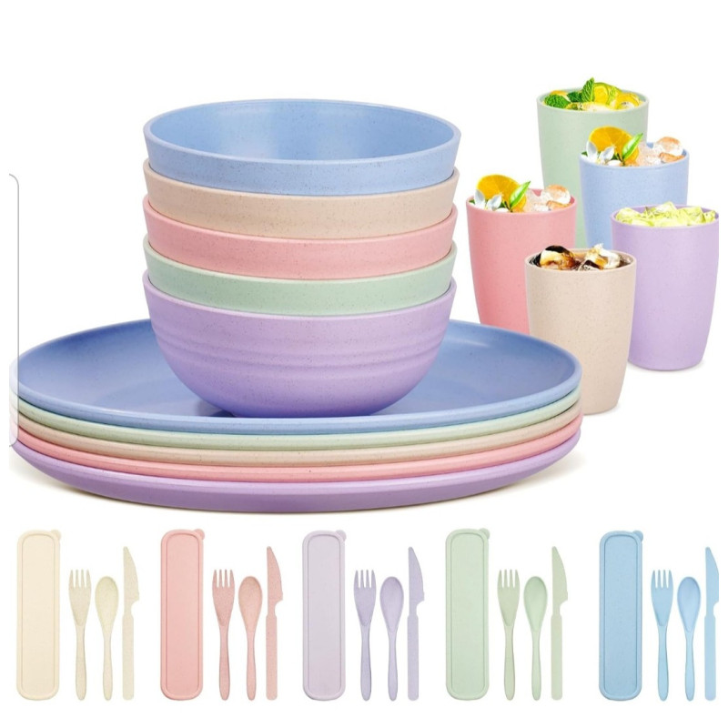 The 35‑piece dinner set