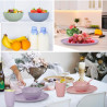 The 35‑piece dinner set