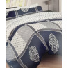 Bedding double with fitted sheet
