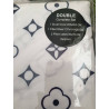 Bedding double with fitted sheet