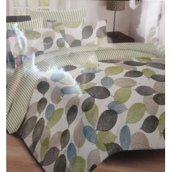 Bedding double with fitted sheet