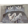 Bedding double with fitted sheet