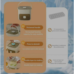 Portable ice cube maker