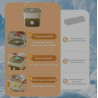 Portable ice cube maker