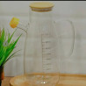 Glass oil container, 1 litre