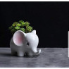 Set of 2 Elephant Flower Pots