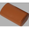 2 Slots Travel Watch Storage Box Portable Vintage Watch Roll Display Case for Women Men Watch Organizer