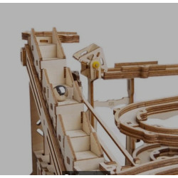 Mechanical gears 3D wooden puzzle