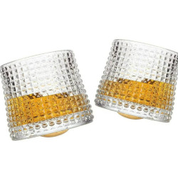 Textured Whisky Glass