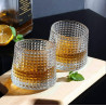 Textured Whisky Glass