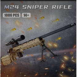 M24 Sniper Rifle Building Blocks Toys Collection MOC Toys 1086Pcs Model Set1:1