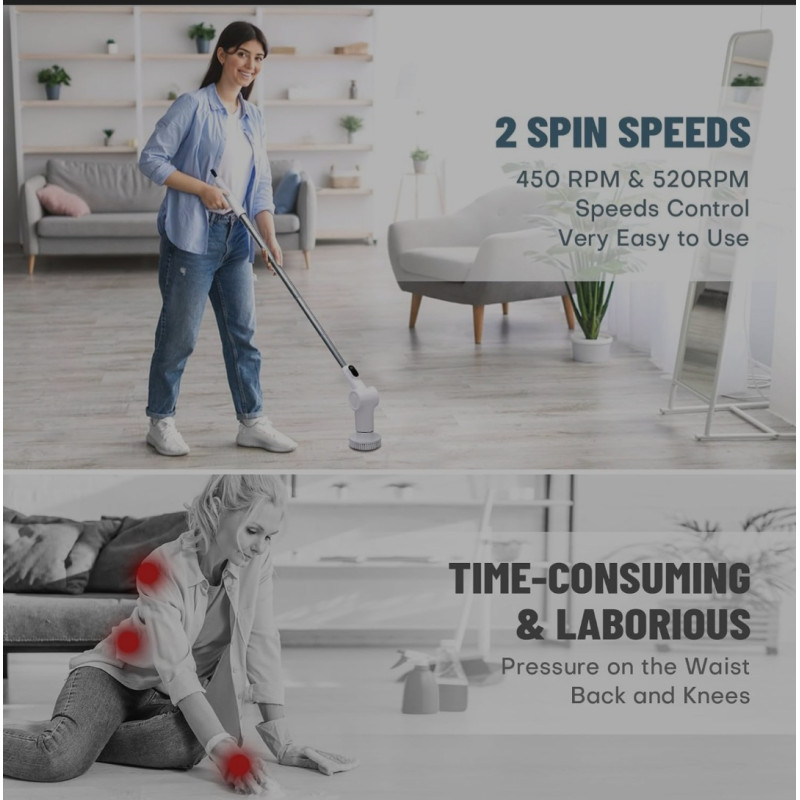 Cordless Powerful Scrub Brush