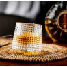 Textured Whisky Glass