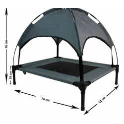 Elevated Pet Cot with Removable Canopy