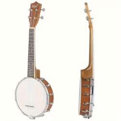 Banjo IRIN BJ-604 Western Folk Instrument Sapele 4-String