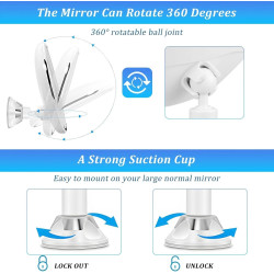 AEVO 10X Magnifying Mirror for Makeup Beauty Mirror with 30-LED