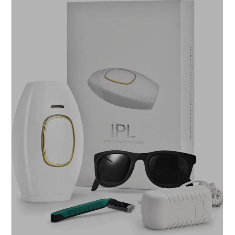 IPL Hair Remover, Mini Home Laser Permanent Hair Remover with 500,000 Flashes