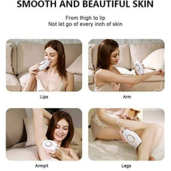 IPL Hair Remover, Mini Home Laser Permanent Hair Remover with 500,000 Flashes