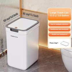 Bin 13.5 L, Joybos Push-Type Trash Can