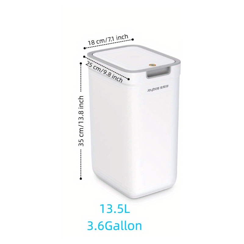 Bin 13.5 L, Joybos Push-Type Trash Can